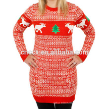 PK18ST040 Weihnachten Pullover Pullover Kleider für Frauen